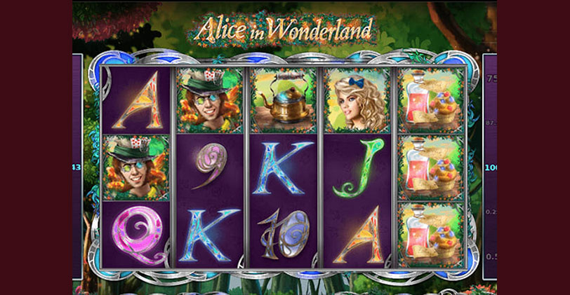 Играть в игровой автомат Алиса в стране чудес онлайн бесплатно. 