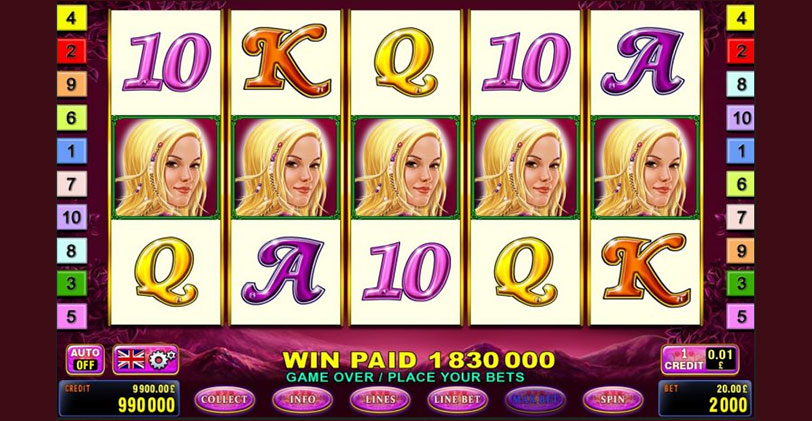 Леди Удача играть бесплатно онлайн. 