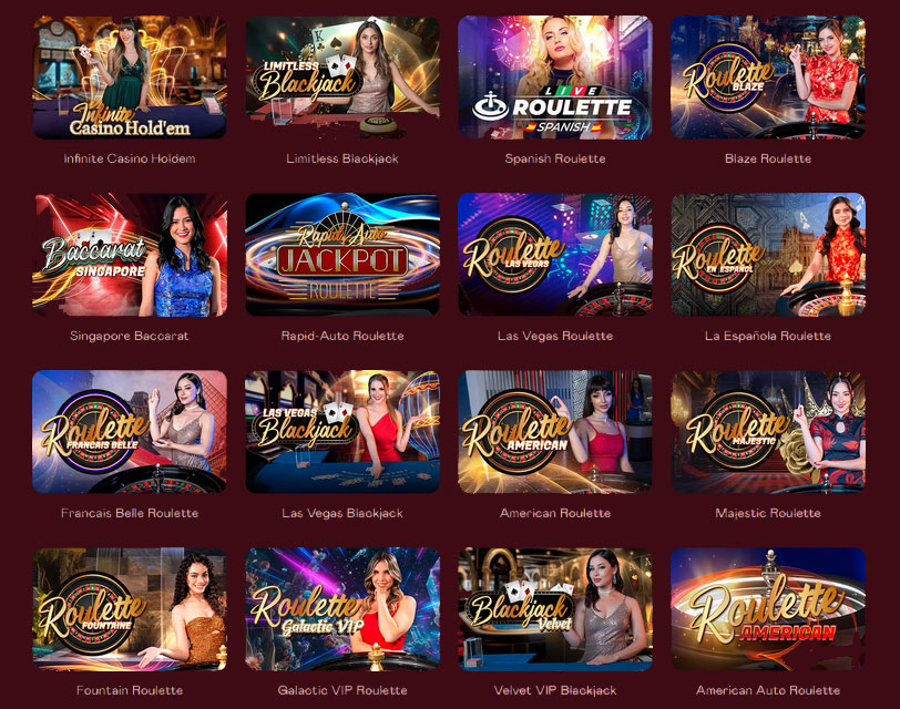 Live казино игры. 