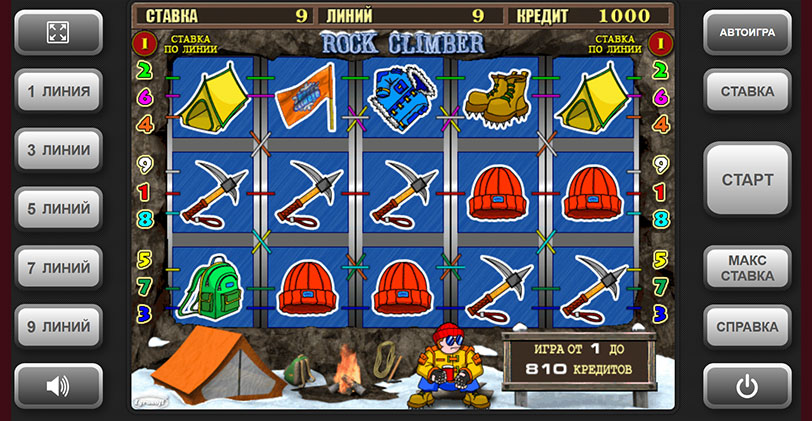 Скалолаз игровой автомат играть бесплатно онлайн. 